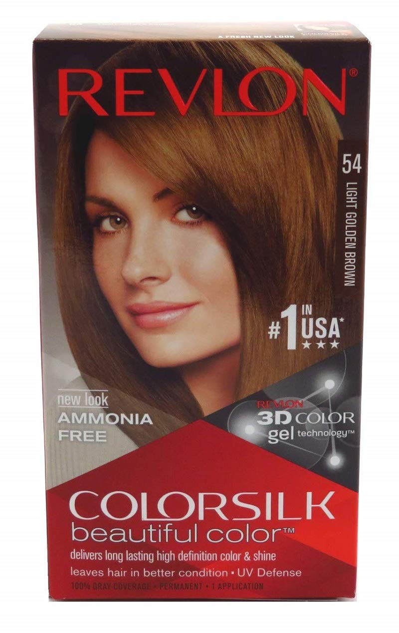 Haircolor Revlon Colorsilk Marrón Dorado Claro, Paquete De 3 - Venta Internacional.