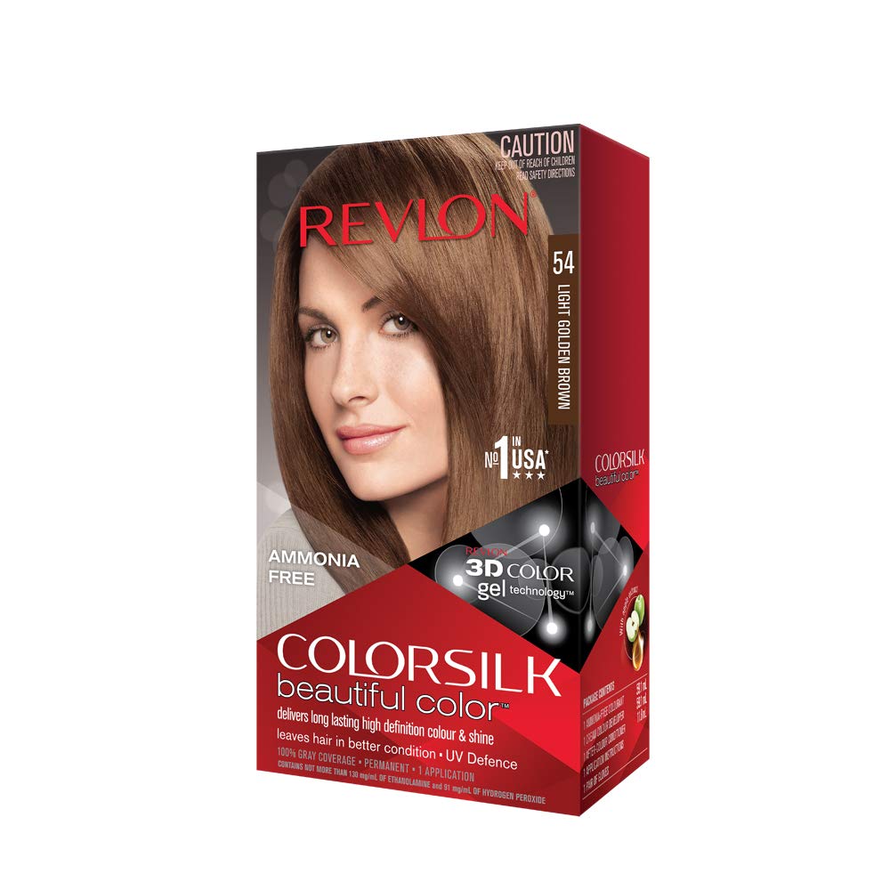 Foto 3 pulgar | Haircolor Revlon Colorsilk Marrón Dorado Claro, Paquete De 3 - Venta Internacional.