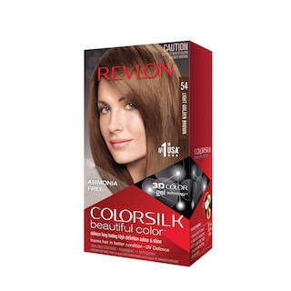Foto 2 | Haircolor Revlon Colorsilk Marrón Dorado Claro, Paquete De 3 - Venta Internacional.