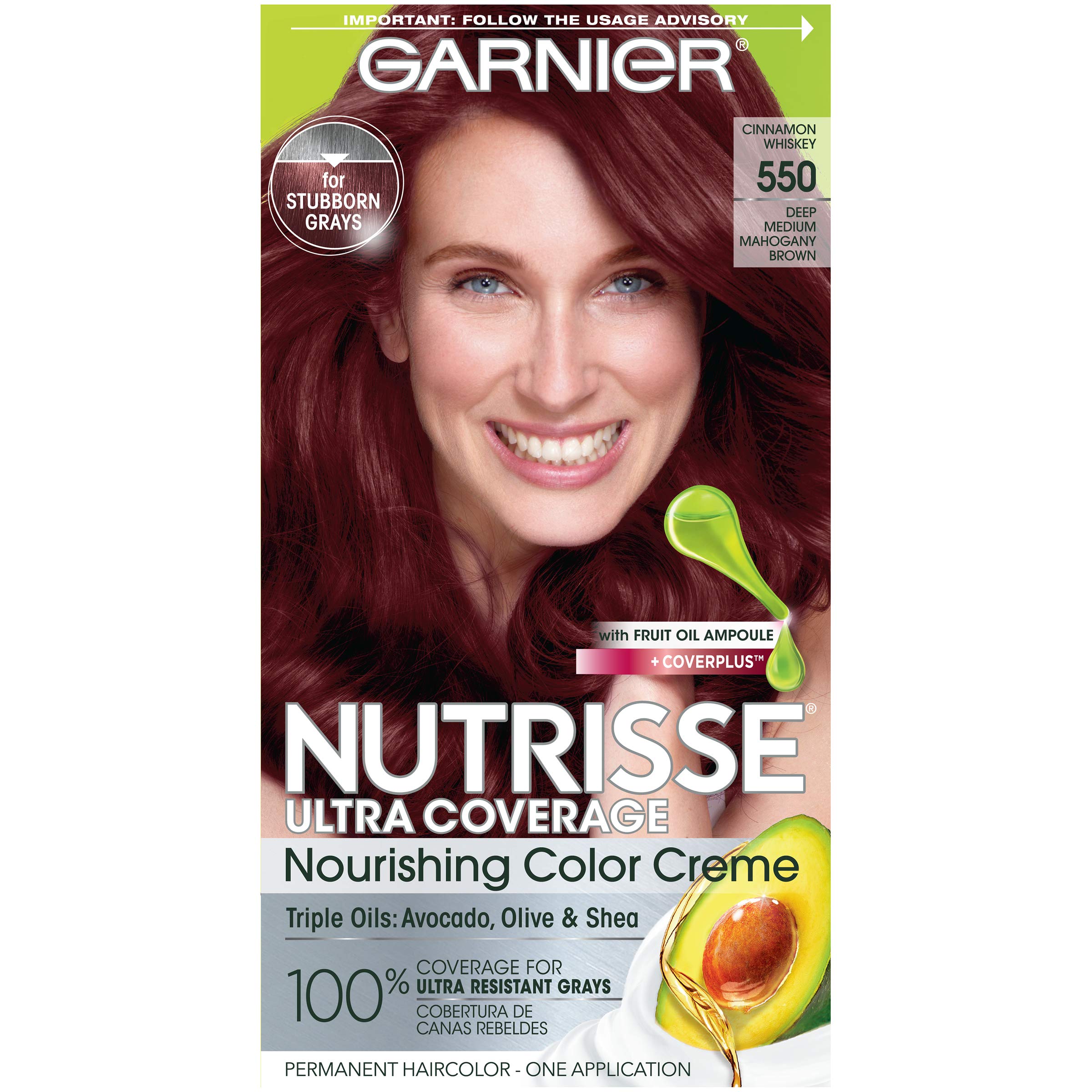 Foto 2 pulgar | Tinte de Cabello Garnier Nutrisse Ultra Coverage Cinnamon 550 - Venta Internacional
