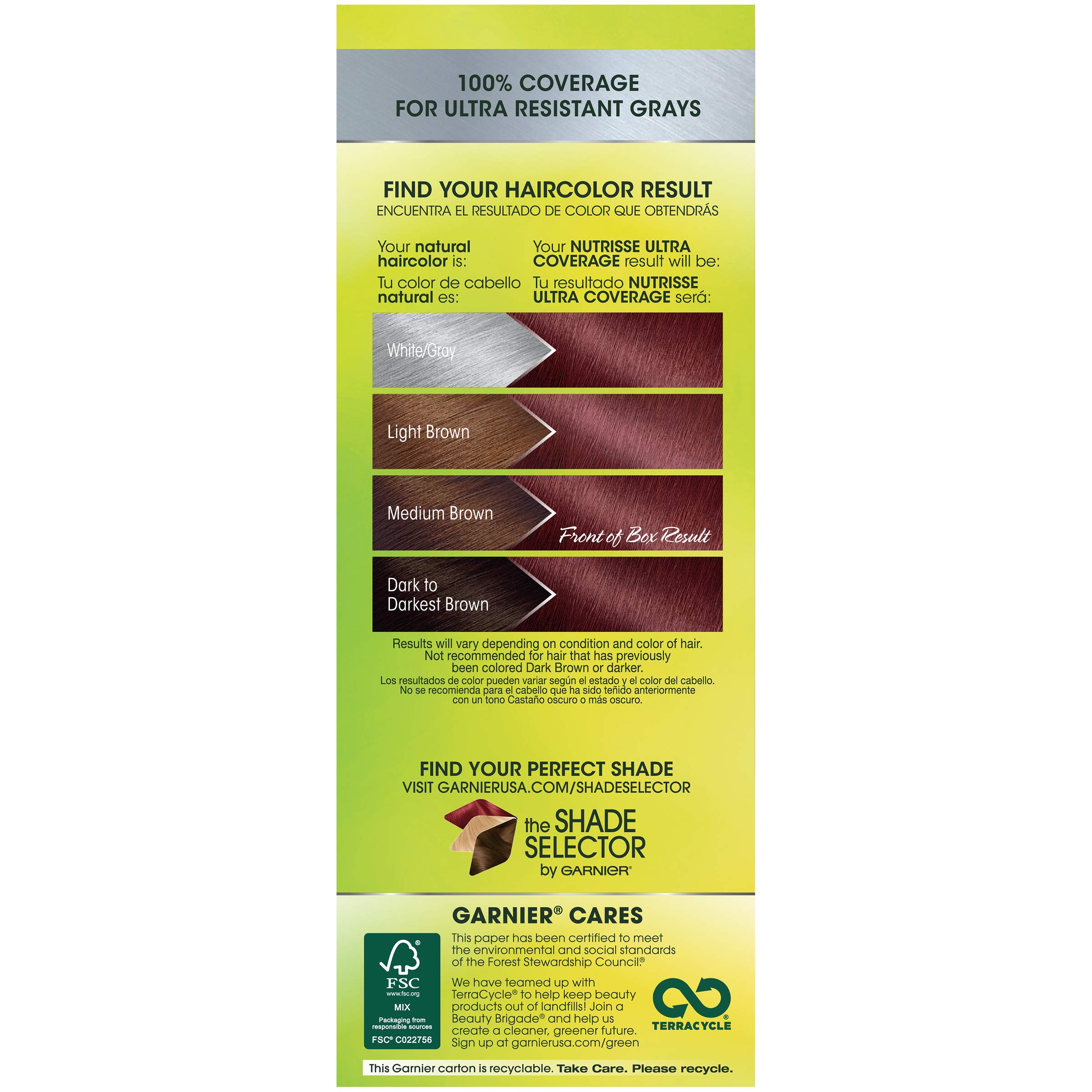 Foto 3 pulgar | Tinte de Cabello Garnier Nutrisse Ultra Coverage Cinnamon 550 - Venta Internacional