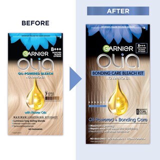 Foto 2 | Tinte Para El Cabello Garnier Olia Sin Amoniaco B+++ Bleach Blonde X2 - Venta Internacional.