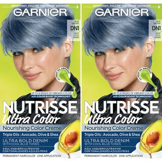 Foto 1 | Tinte Para El Cabello Garnier Nutrisse Ultra Color Dn1 Light Cool Denim - Venta Internacional.