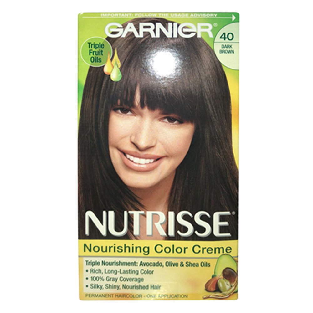 Foto 2 pulgar | Haircolour Creme Garnier Nutrisse Dark Brown 40 60 Ml X 2 - Venta Internacional.
