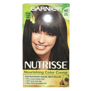 Foto 1 | Haircolour Creme Garnier Nutrisse Dark Brown 40 60 Ml X 2 - Venta Internacional.