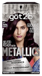 Foto 1 | Schwarzkopf Got2b Metallics Permanent Hair Color, M49 Smoky Violet - Venta Internacional.