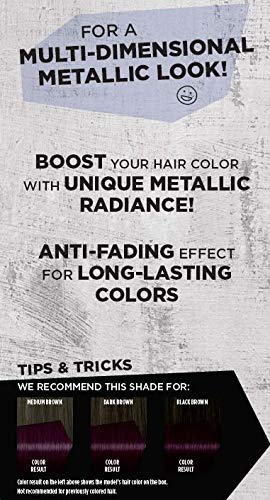 Foto 3 pulgar | Schwarzkopf Got2b Metallics Permanent Hair Color, M49 Smoky Violet - Venta Internacional.