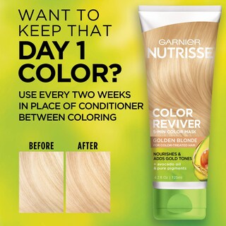 Foto 3 | Mascarilla Capilar Garnier Nutrisse Color Golden Blonde 125ml - Venta Internacional.