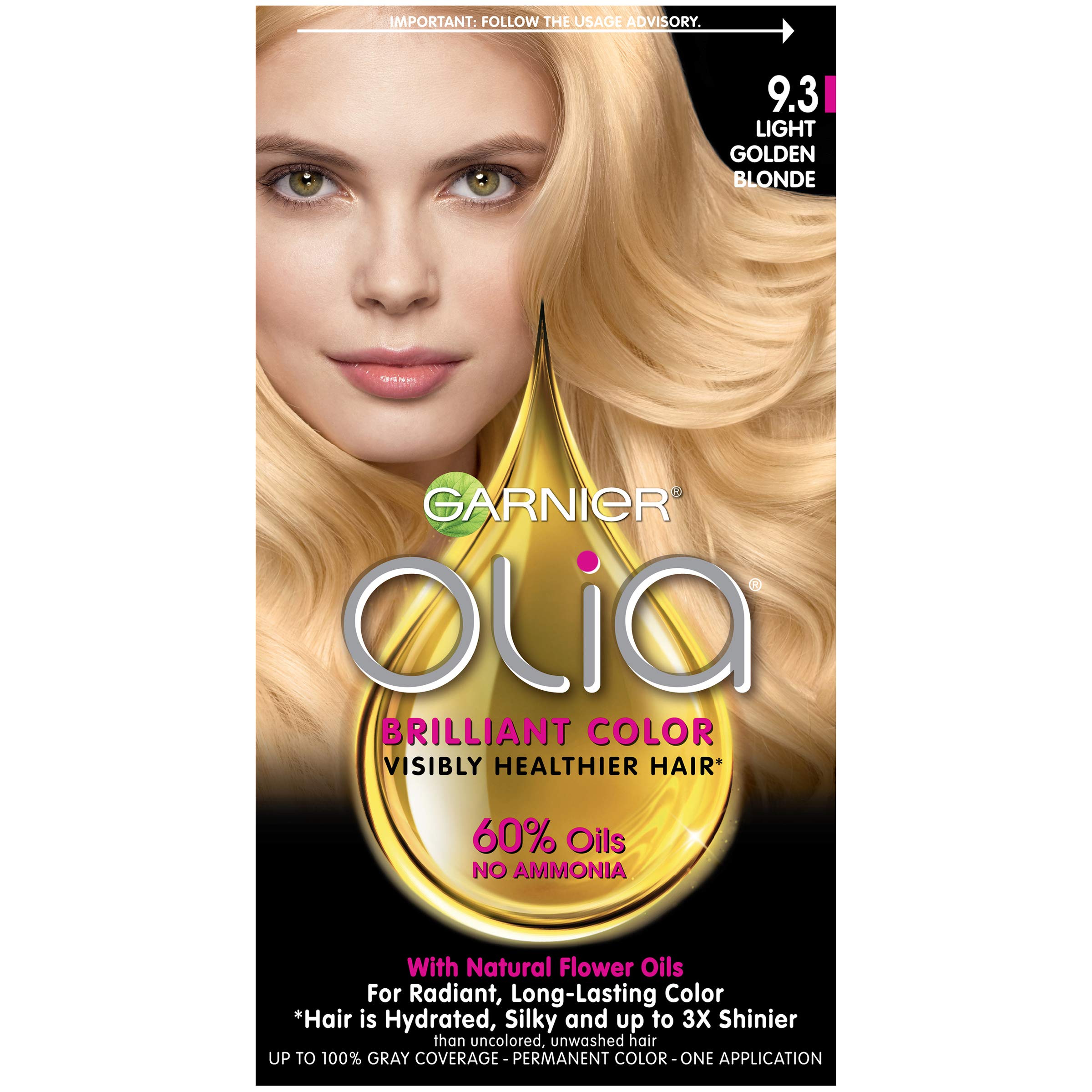 Foto 1 | Tinte para Cabello Garnier Olia Sin Amoniaco 9.3 Rubio Dorado Claro - Venta Internacional
