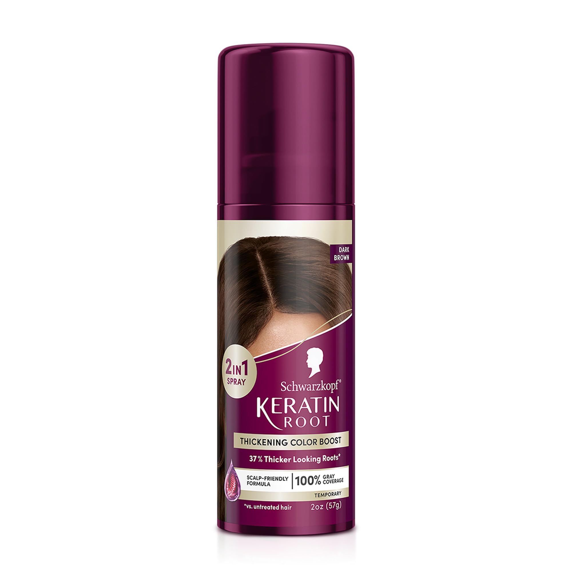 Foto 2 pulgar | Spray para Teñir el Cabello Schwarzkopf Keratin Color Root - Venta Internacional