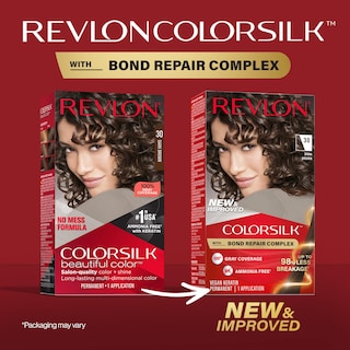 Foto 2 | Tinte Para El Cabello Revlon Colorsilk Con Bond Repair Complex 30 Dark Brown - Venta Internacional.