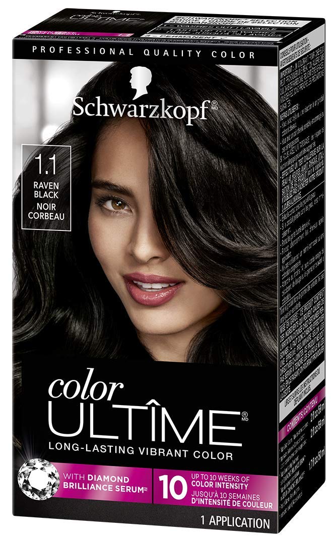 Foto 1 | Tinte Para El Cabello Schwarzkopf Color Ultime 1.1 Raven Black 1 App - Venta Internacional.
