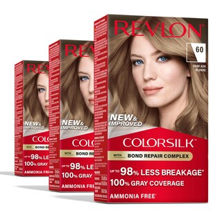 Foto 1 | Tinte Para El Cabello Revlon Colorsilk 60 Rubio Cenizo Oscuro 100% Gris Cover - Venta Internacional.