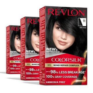 Foto 1 | Tinte Para El Cabello Revlon Colorsilk Con Bond Repair Complex 11 Soft Black - Venta Internacional.