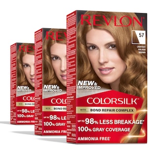 Foto 1 | Tinte Para El Cabello Revlon Colorsilk 57 Lighest Golden Brown (paquete De 3) - Venta Internacional.