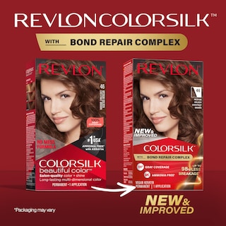 Foto 2 | Tinte Para El Cabello Revlon Colorsilk 46 Medium Golden Chestnut Brown - Venta Internacional.