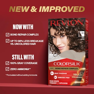 Foto 3 | Tinte Para El Cabello Revlon Colorsilk W/ Bond Repair Complex 27 Brown - Venta Internacional.