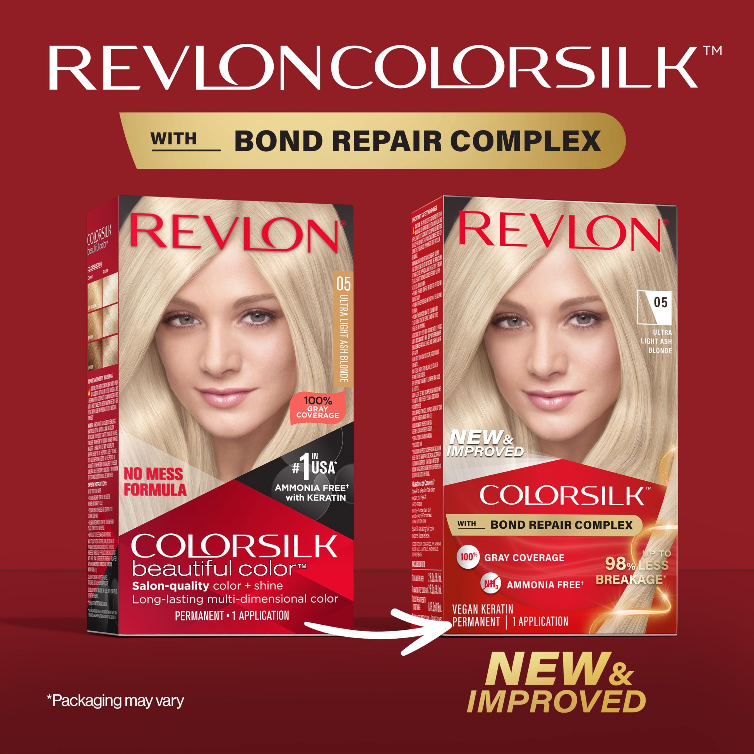 Foto 2 | Tinte para Cabello Revlon Colorsilk 05 Rubio Cenizo Ultraligero Paquete de 3- Venta Internacional