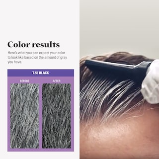 Foto 6 | Kit de Coloración de Cabello Touch Of Grey Black para Hombres 3 Piezas - Venta Internacional
