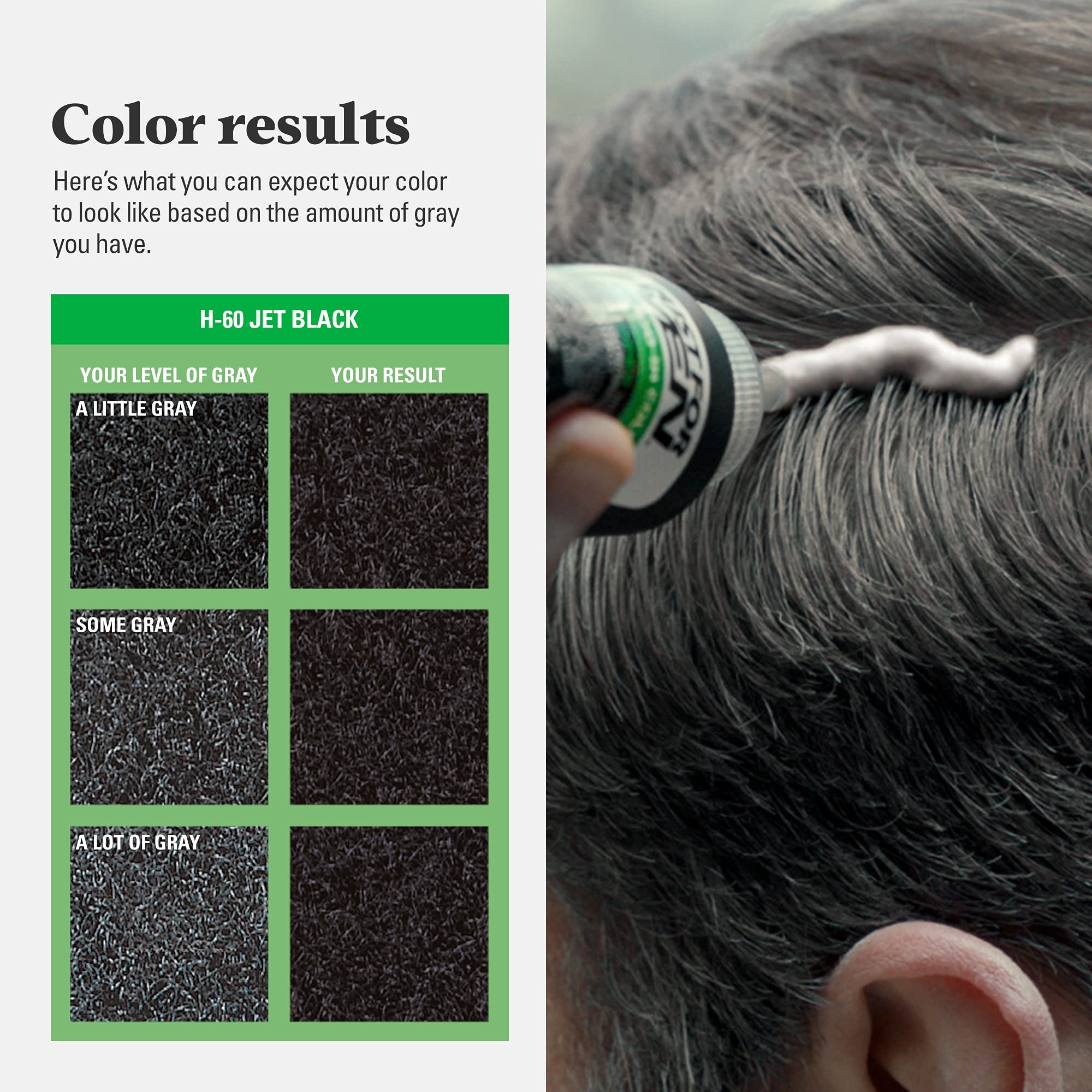 Foto 7 pulgar | Tinte de Pelo Just For Men con Champú color Negro Azabache H-60 Pack de 3 Cajas - Venta Internacional