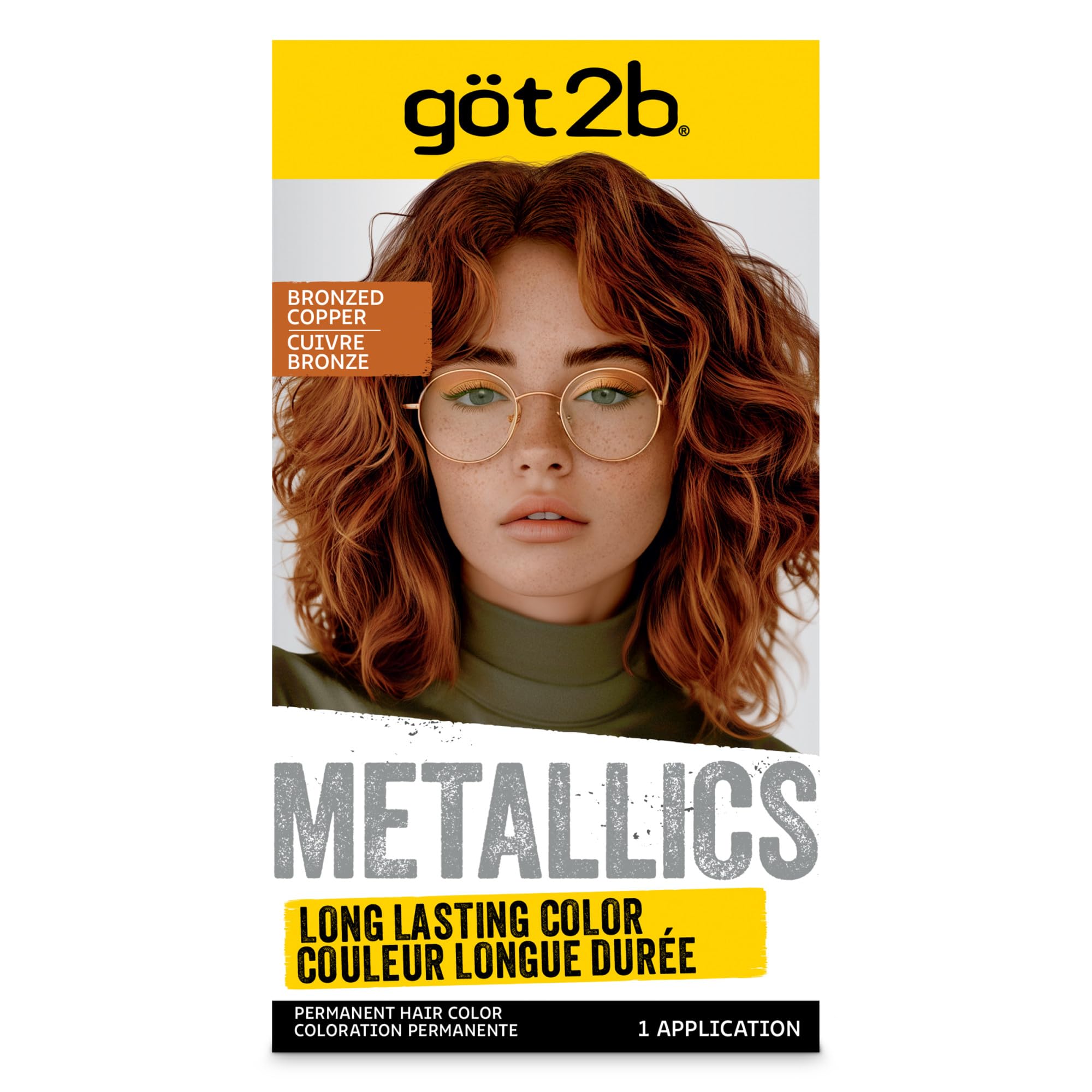 Foto 1 | Tinte Para El Cabello Got2b Metallics, Cobre Bronceado Permanente - Venta Internacional.
