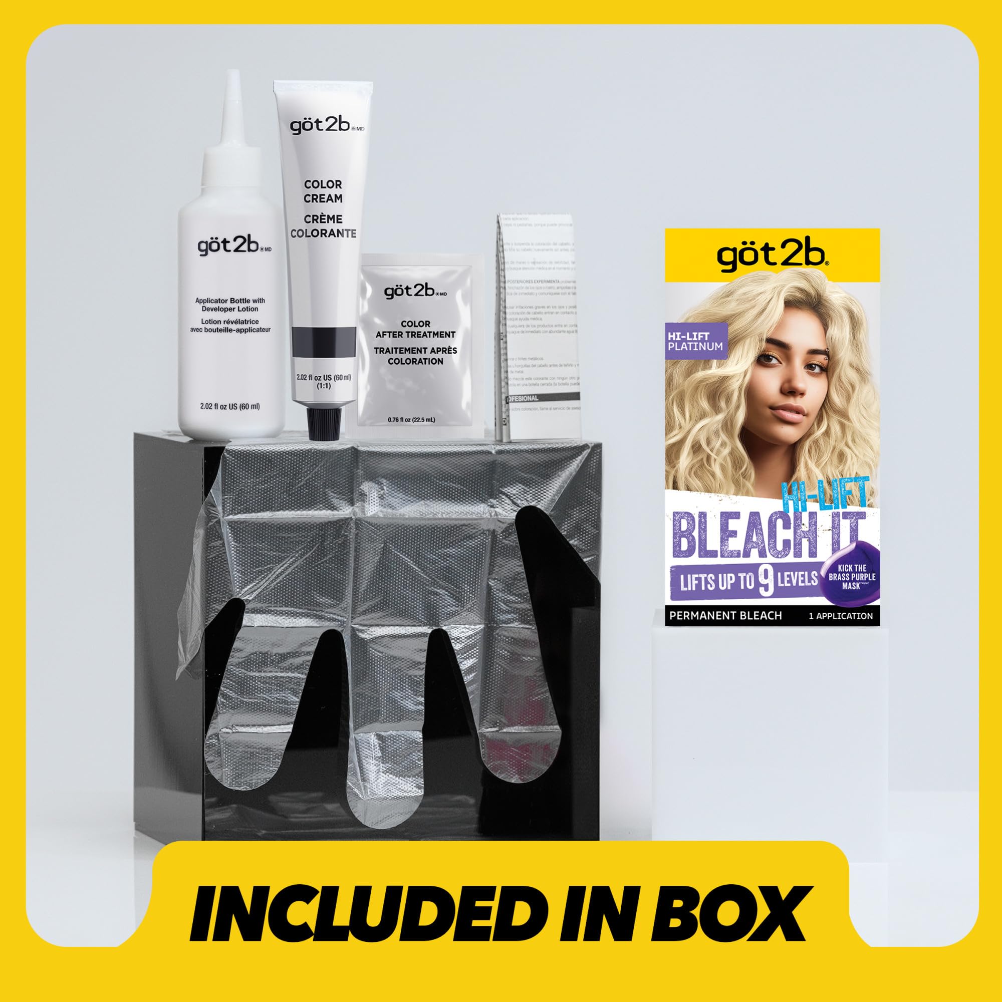 Foto 6 pulgar | Blanqueador Para Cabello Got2b Bleach It Hi-lift Platinum 9 Levels Lift - Venta Internacional.