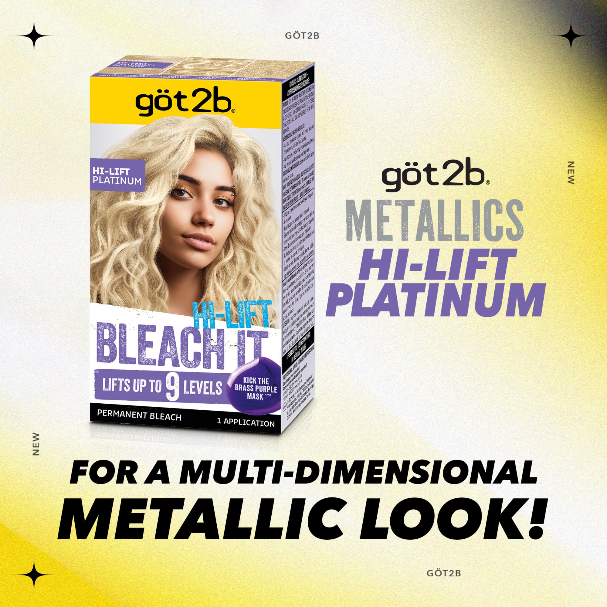 Foto 7 pulgar | Blanqueador Para Cabello Got2b Bleach It Hi-lift Platinum 9 Levels Lift - Venta Internacional.