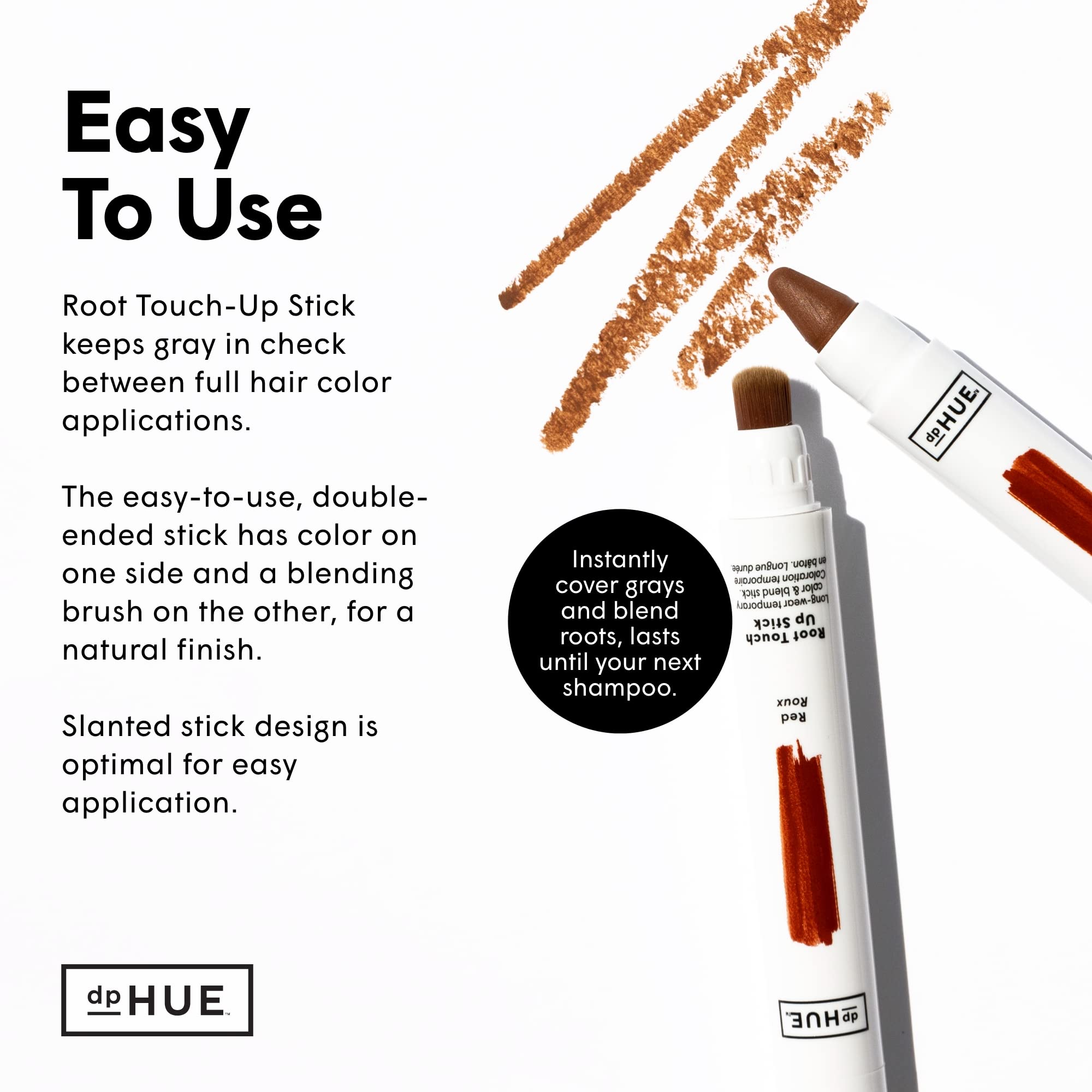 Foto 8 pulgar | Tinte Temporal Para Cabello Root Touch-up Stick Dphue, Rojo - Venta Internacional.