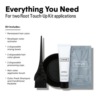 Foto 6 | Brillo Para El Cabello Dphue Gloss+ Marrón Medio Con Kit De Retoque De Raíces - Venta Internacional.