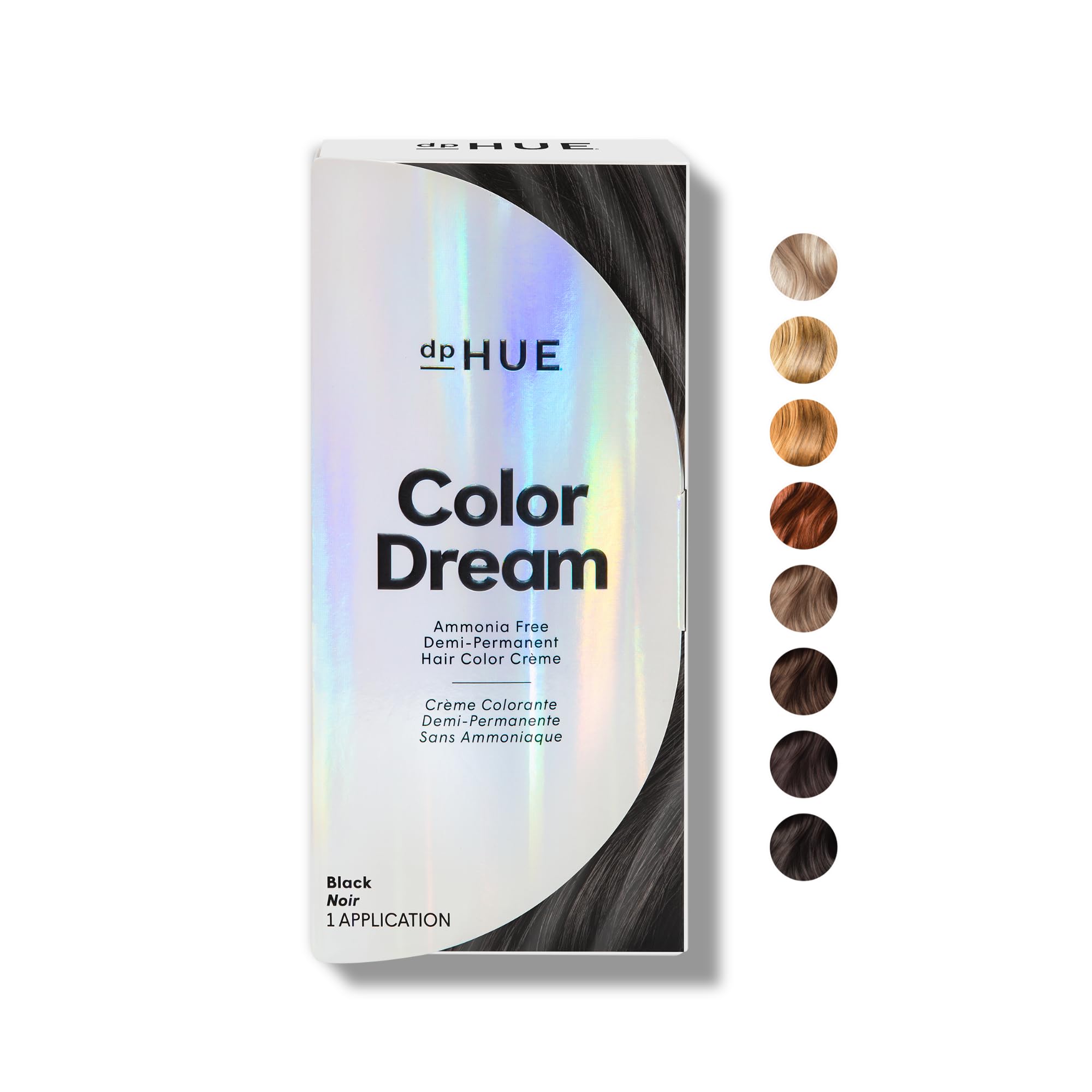 Foto 1 | Tinte Para El Cabello Dphue Color Dream Black Demi-permanent Black Noir-Venta Internacional