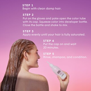 Foto 3 | Tinte Para El Cabello Dphue Color Dream Black Demi-permanent Black Noir-Venta Internacional