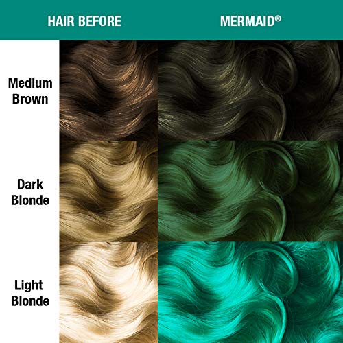 Foto 5 pulgar | Tinte Para El Cabello Manic Panic Classic Mermaid Neon Ocean Blue 118ml - Venta Internacional.