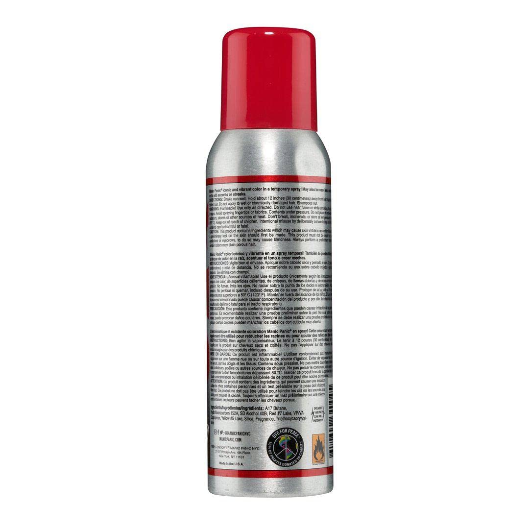 Foto 3 pulgar | Spray Temporal Para Teñir El Cabello Manic Panic Amplified Wildfire - Venta Internacional.