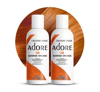 Foto 1 | Tinte Para El Cabello Adore Semi Permanent Sunsine Orange, 118 Ml (paquete De 2) - Venta Internacional.