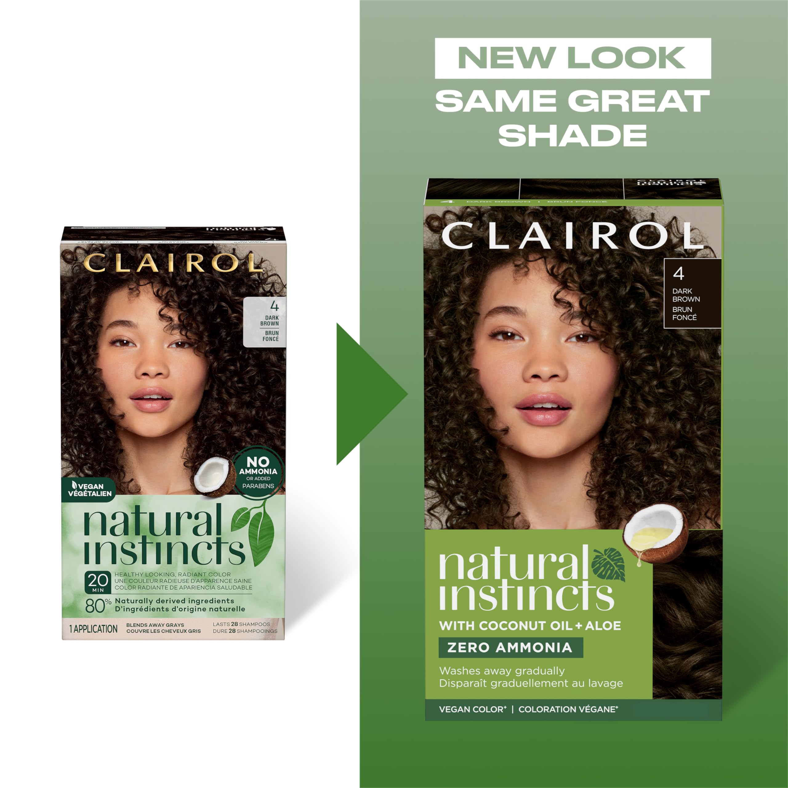 Foto 3 pulgar | Tinte Para El Cabello Clairol Natural Instincts Demi-permanent 6g Brown X3 - Venta Internacional.