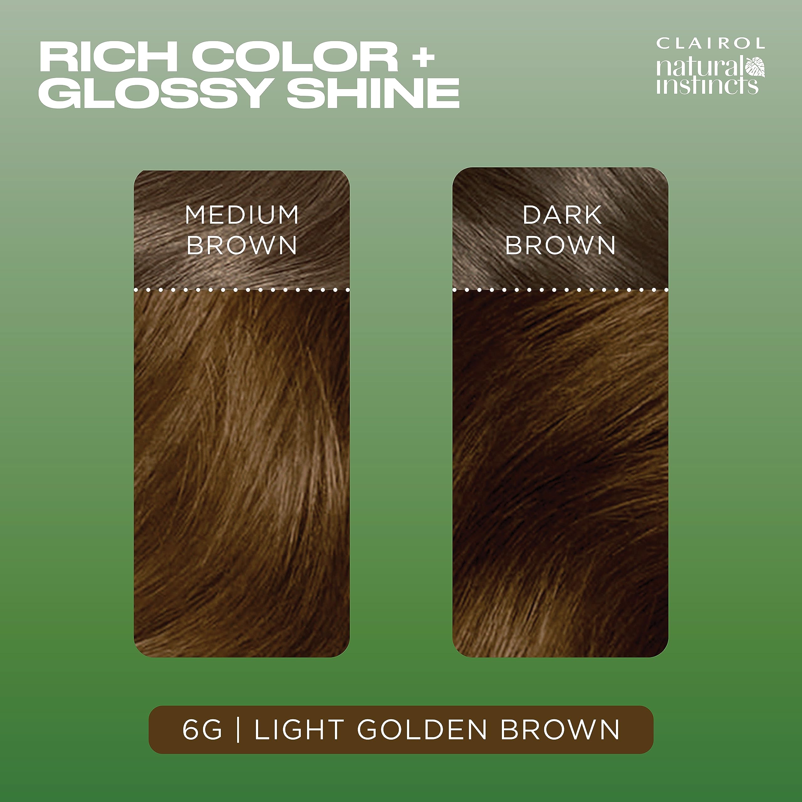 Foto 5 pulgar | Tinte Para El Cabello Clairol Natural Instincts Demi-permanent 6g Brown X3 - Venta Internacional.