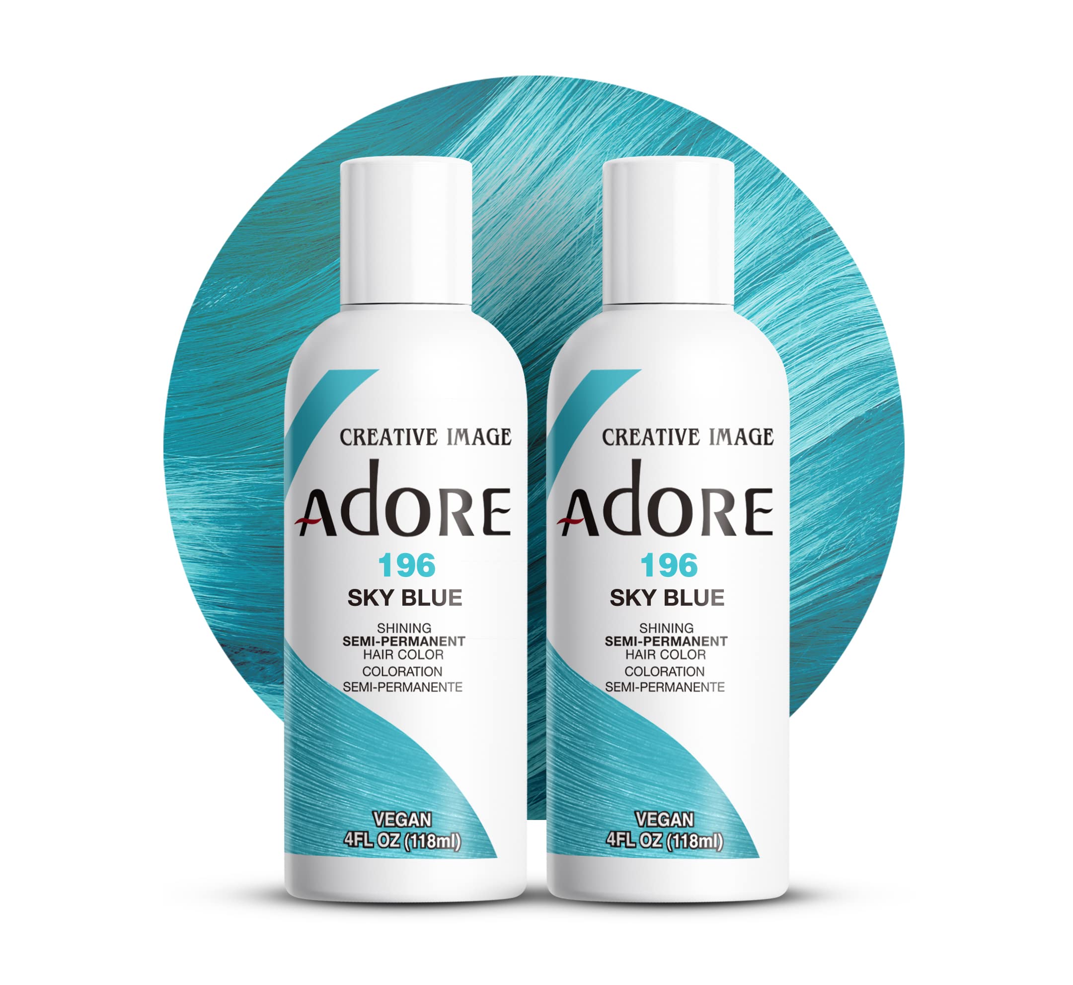Foto 2 pulgar | Tinte Para El Cabello Adore, Semipermanente, Vegano, Libre De Crueldad Animal, Azul, 120 Ml - Venta Internacional.