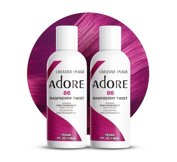 Foto 1 | Tinte Para El Cabello Adore Semi Permanent 086 Raspberry Twist 120 Ml X2 - Venta Internacional.