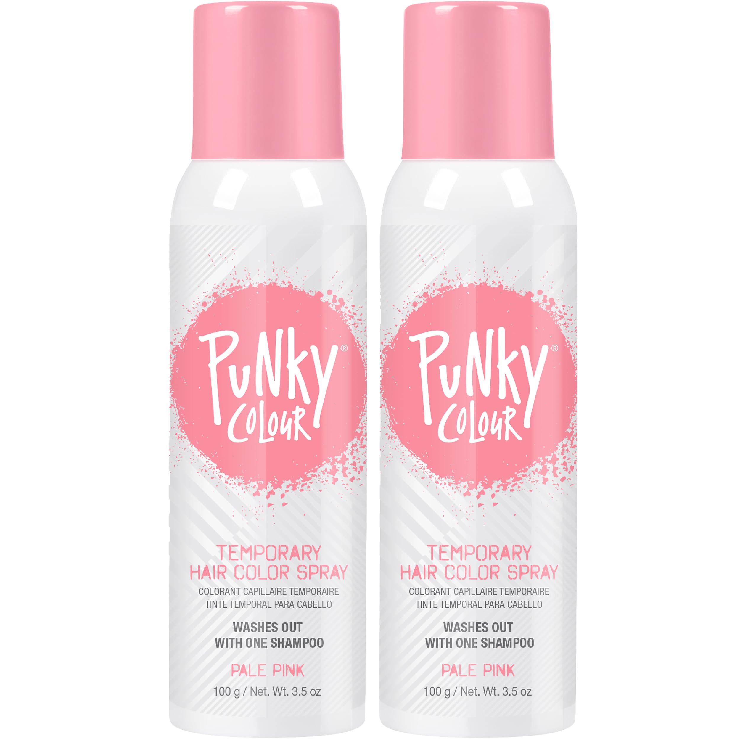 Foto 2 pulgar | Spray Temporal Para Teñir El Cabello Punky Pastel, Rosa Pálido, 100 Ml, Paquete De 2 - Venta Internacional.