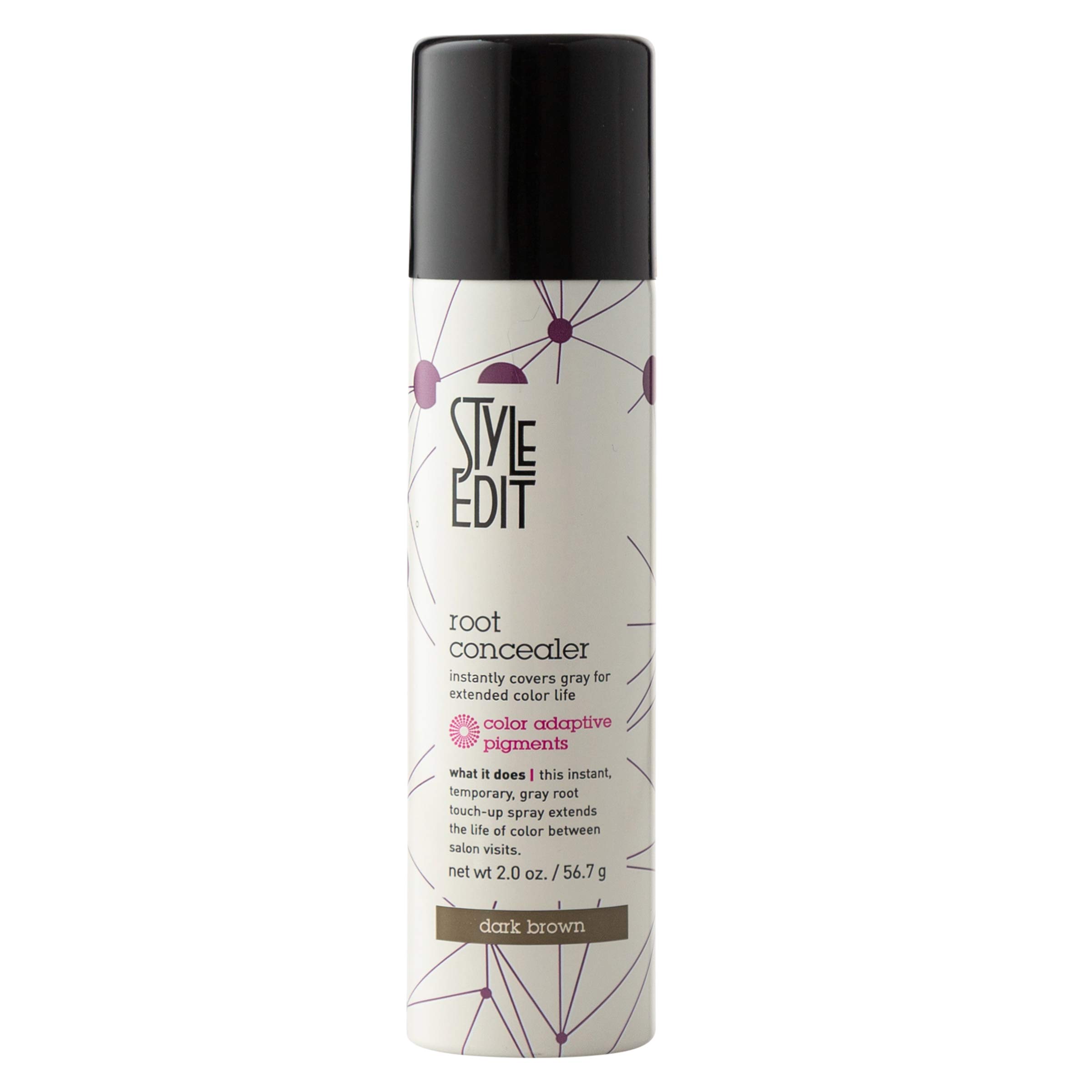 Foto 2 pulgar | Root Concealer Touch Up Spray Style Edit, Marrón Oscuro, 60 Ml - Venta Internacional.