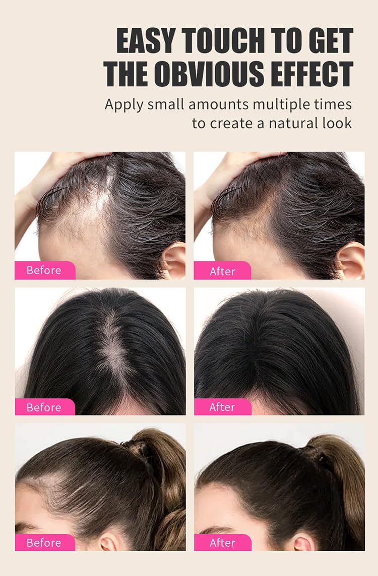 Foto 4 pulgar | Hairline Powder Velo Instant Conceal Para Cabello Fino, Castaño Oscuro - Venta Internacional.