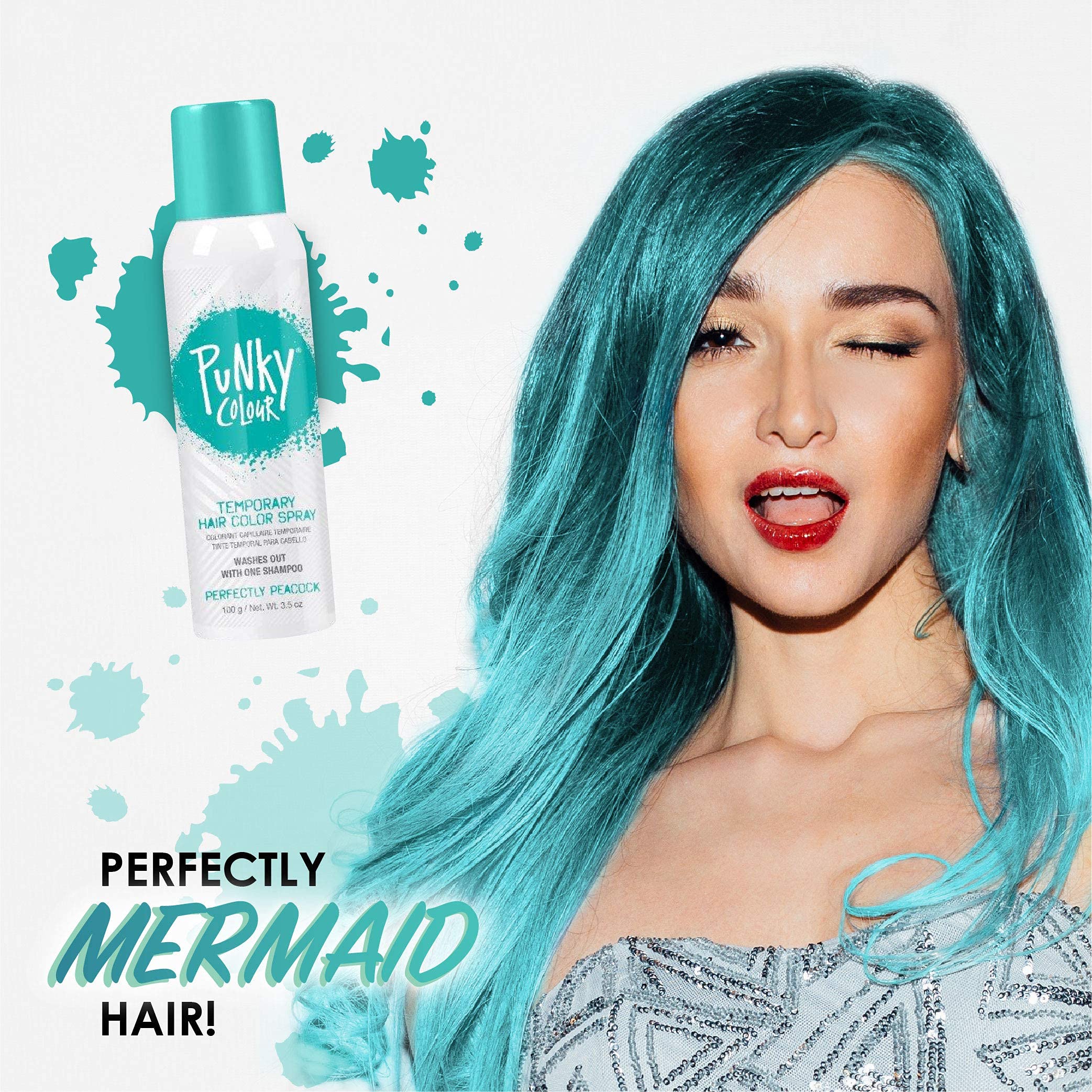 Foto 5 pulgar | Spray Temporal Para Teñir El Cabello Punky Brand Perfectly Peacock, 200 Ml - Venta Internacional.