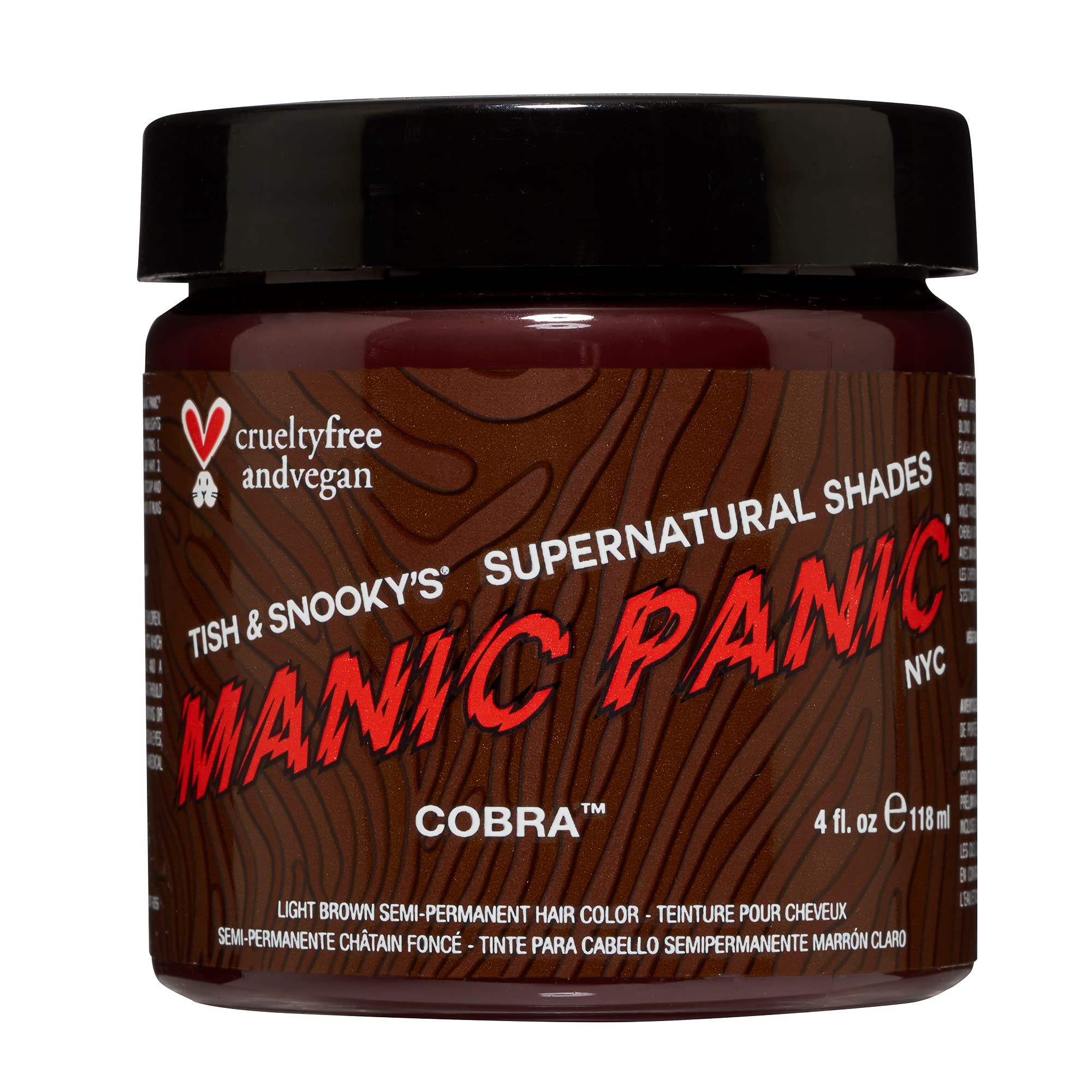 Foto 1 | Tinte Para El Cabello Manic Panic Supernatural Cobra Castaño Claro - Venta Internacional.