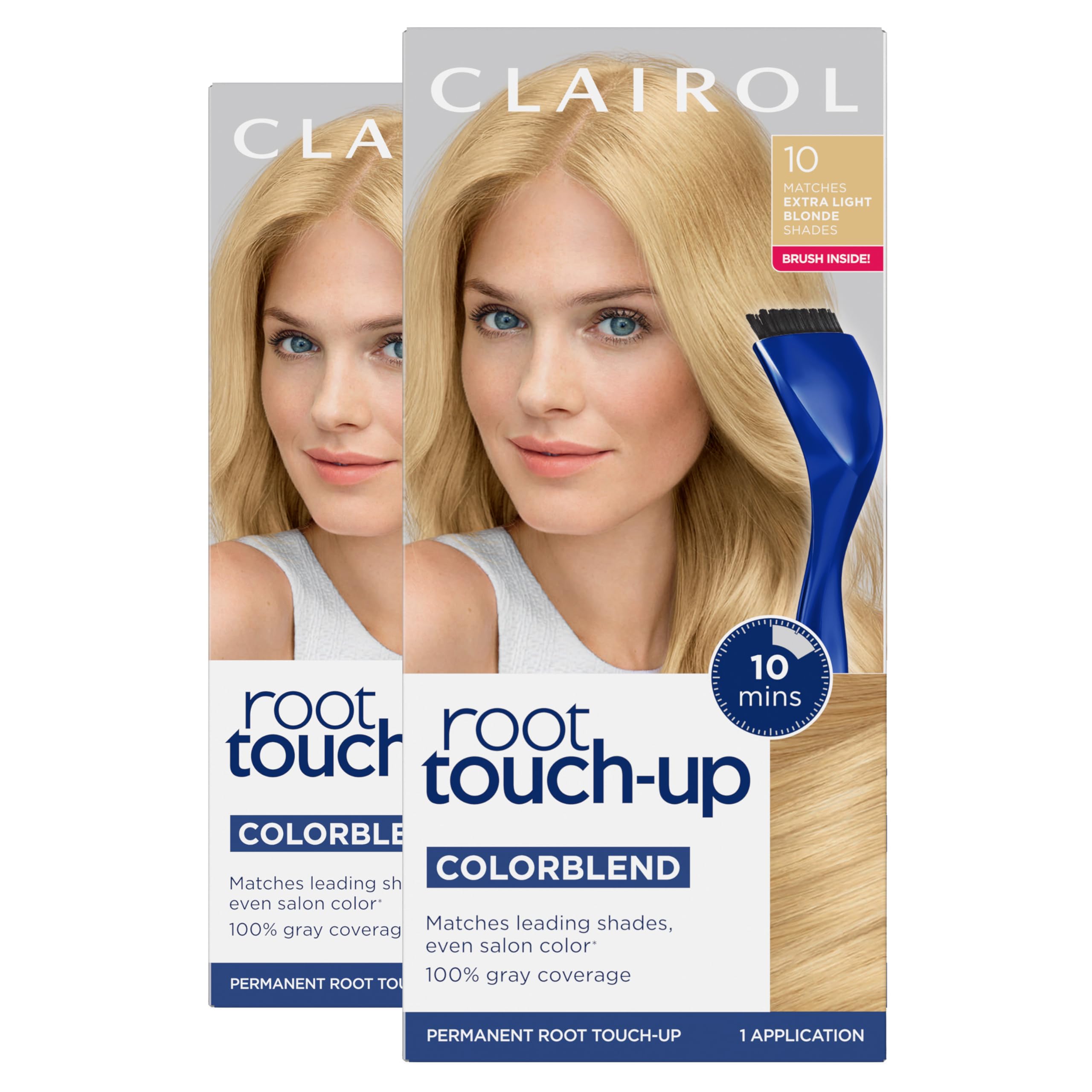 Foto 2 pulgar | Tinte Para El Cabello Clairol Root Touch-up Nice'n Easy 10 Extra Light Blonde - Venta Internacional.