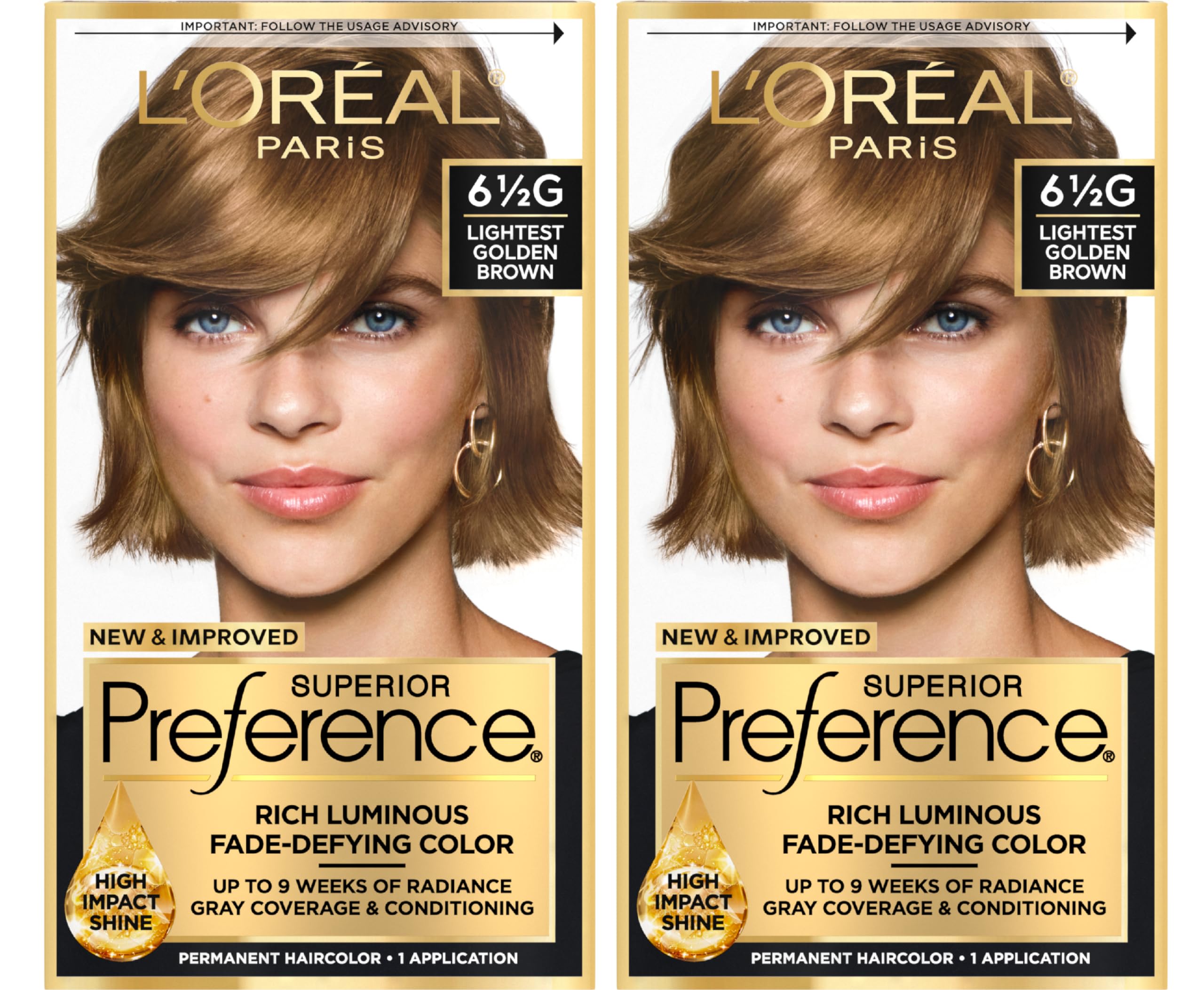 Foto 2 pulgar | Tinte para Cabello L'oreal Paris Superior Preference 6.5g Golden Brown - Venta Internacional