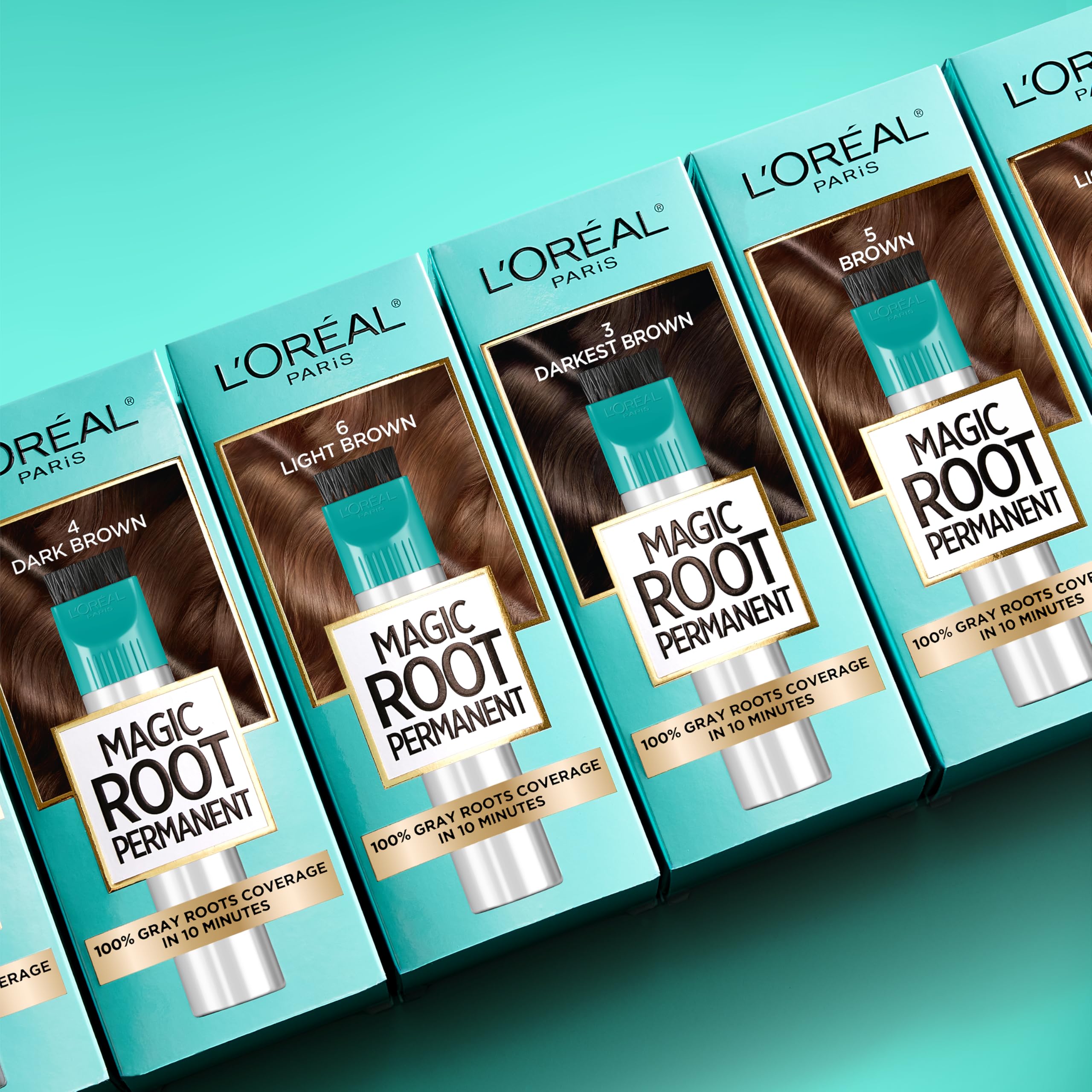 Foto 3 | Kit de Tinte para Cabello L'oréal Paris Magic Root 5a Medium Ash Brown - Venta Internacional