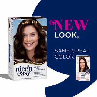 Foto 4 | Tinte para Cabello Clairol Nice'n Easy 5N Marrón Neutro Medio 3 Piezas - Venta Internacional