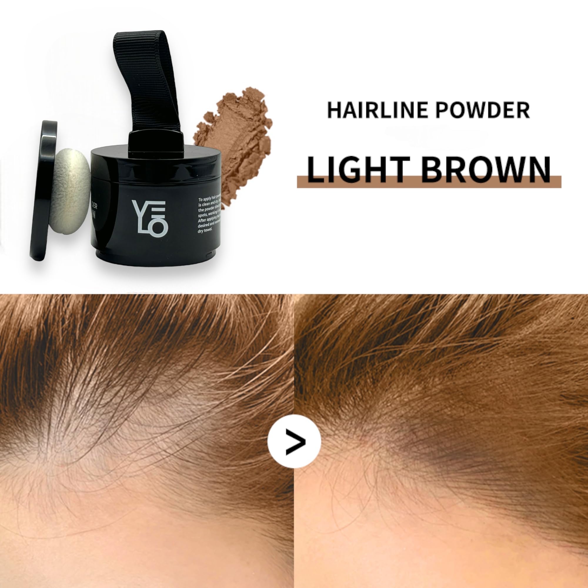 Foto 2 | Hairline Powder Velo Gris Marrón Claro - Venta Internacional