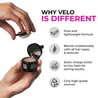 Foto 3 | Hairline Powder Velo Instant Root Touch Up Café Claro - Venta Internacional