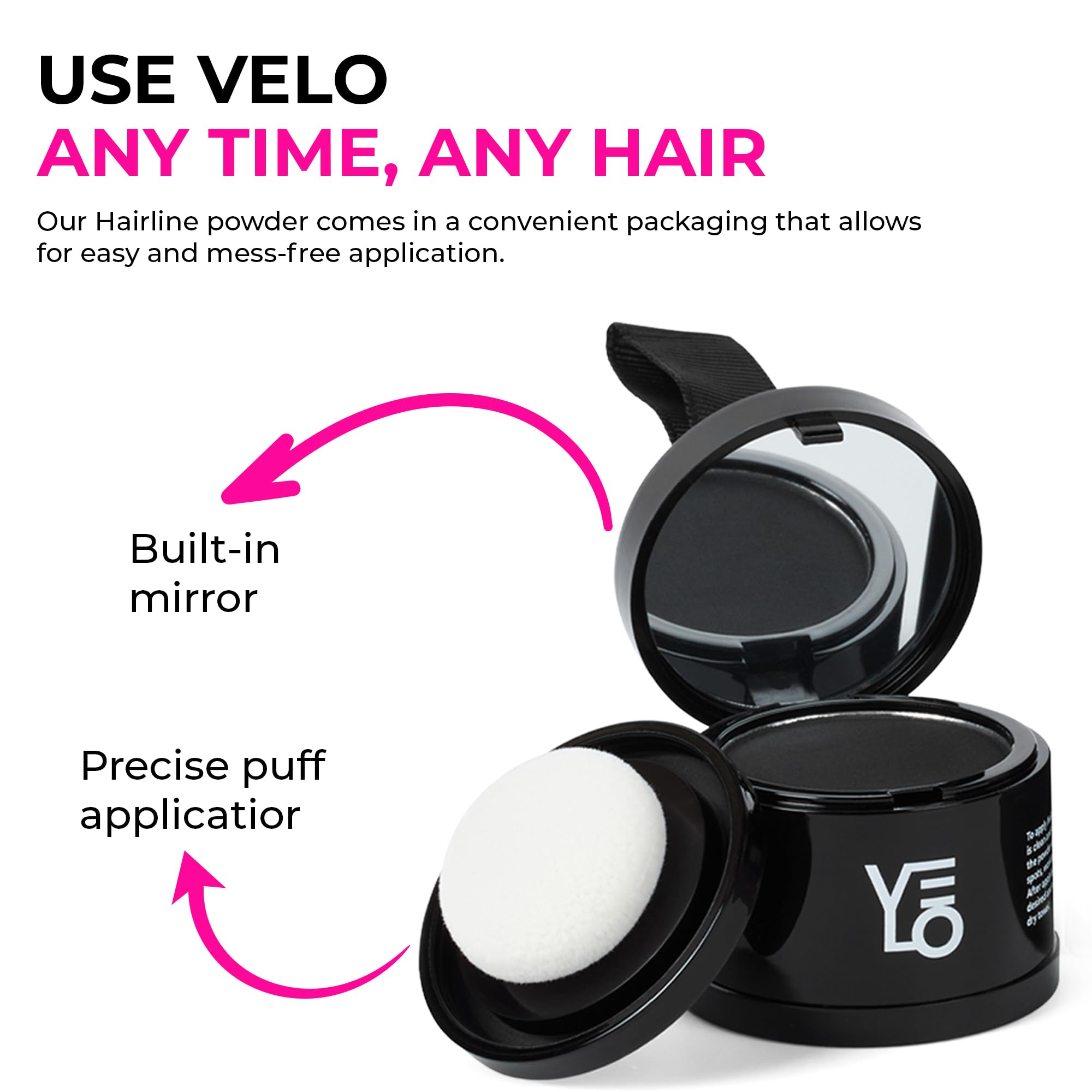 Foto 5 pulgar | Hairline Powder Velo Instant Root Touch Up Café Claro - Venta Internacional